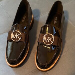 Michael Kors Black Shoe Slip On Flats with Logo NEW!!!!Size 9